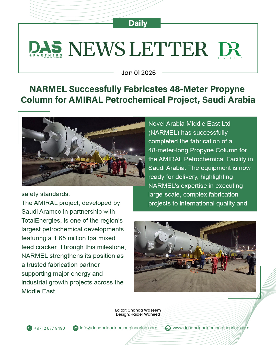 Daily News with DAS&P - 01st Jan 2026