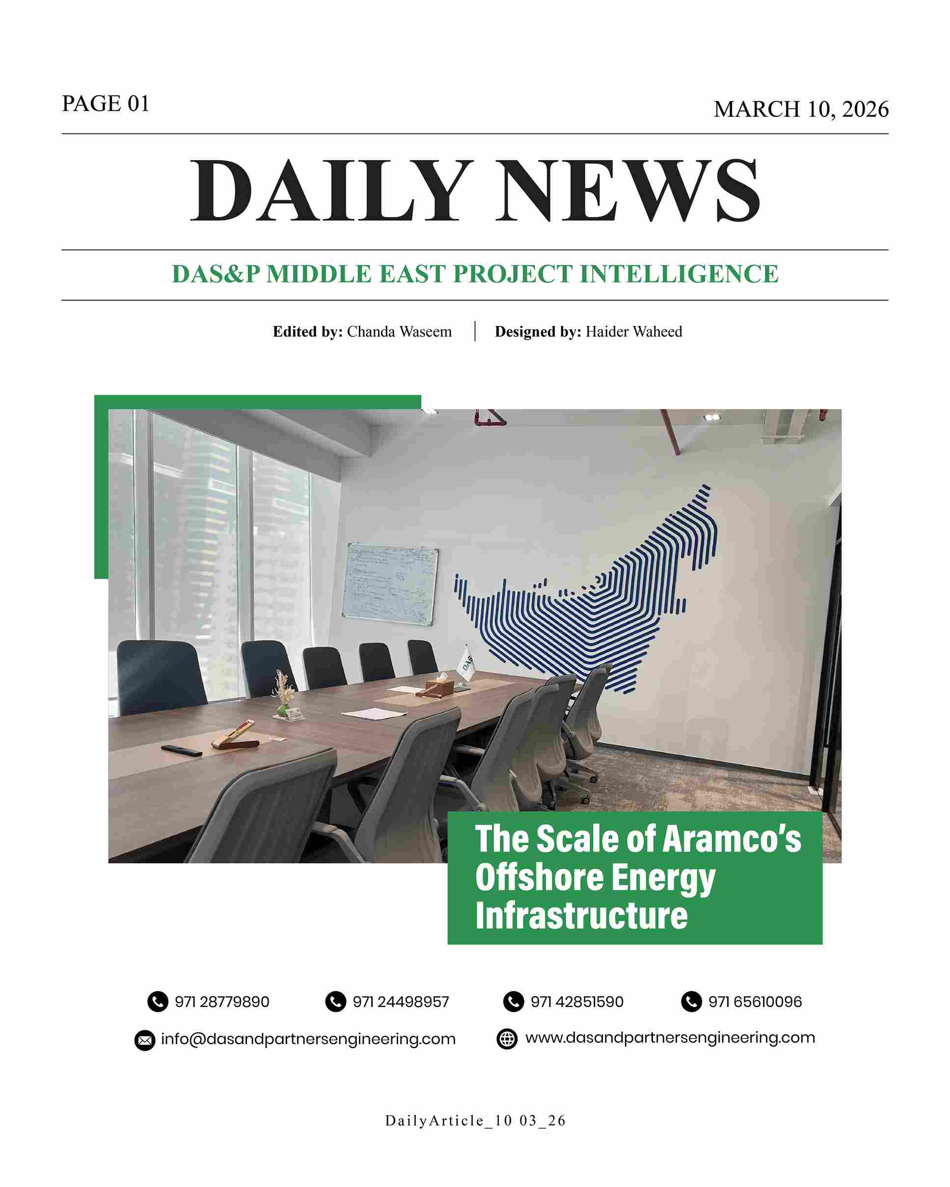 Daily News with DAS&P - 10th Mar 2026