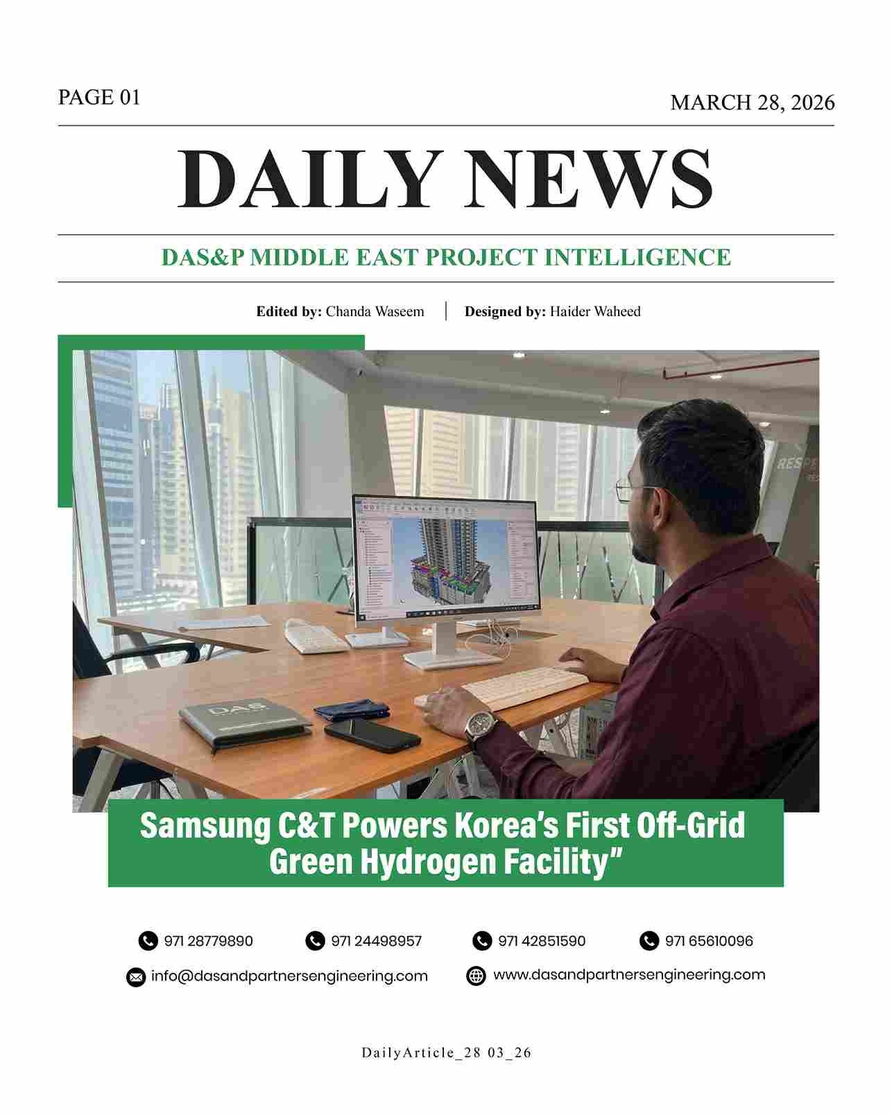 Daily News with DAS&P - 28th Mar 2026