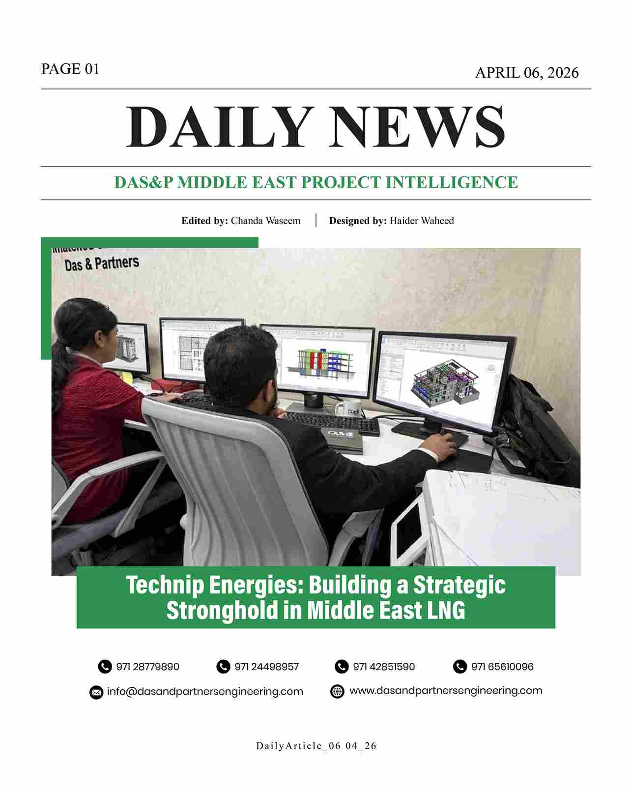 Daily News with DAS&P - 6th Apr 2026